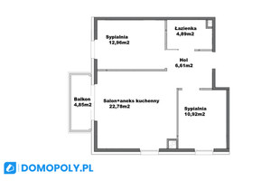 Mieszkanie na sprzedaż 59m2 Kraków Krowodrza Jasna - zdjęcie 4