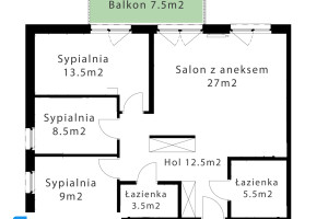 Mieszkanie na sprzedaż 79m2 Kraków Podgórze Jana Dekerta - zdjęcie 3