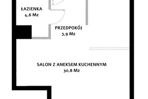 Mieszkanie na sprzedaż 40m2 Kraków Podgórze Ludwisarzy - zdjęcie 2