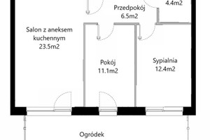 Mieszkanie na sprzedaż 61m2 Kraków Podgórze Duchackie Wola Duchacka Jerzego Turowicza - zdjęcie 4