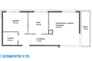 Mieszkanie na sprzedaż 56m2 Kraków Prądnik Biały Henryka Pachońskiego - zdjęcie 2