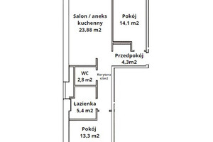 Mieszkanie na sprzedaż 69m2 Kraków Grzegórzki Janusza Meissnera - zdjęcie 2