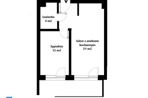 Mieszkanie na sprzedaż 42m2 Kraków Podgórze Podgórze Stare Głogowska - zdjęcie 3