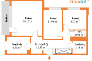 Mieszkanie na sprzedaż 66m2 Tychy mjr. Hubala - zdjęcie 2