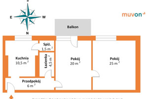 Mieszkanie na sprzedaż 68m2 Wrocław al. gen. Józefa Hallera - zdjęcie 3