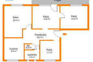 Mieszkanie na sprzedaż 71m2 gryfiński Mieszkowice 1 Maja - zdjęcie 2