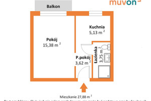 Mieszkanie na sprzedaż 28m2 Łódź Polesie Wapienna - zdjęcie 3