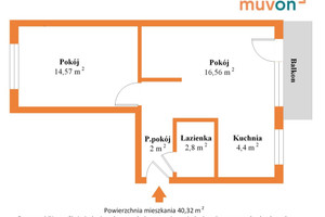 Mieszkanie na sprzedaż 41m2 Łódź Konstantego Ildefonsa Gałczyńskiego - zdjęcie 3