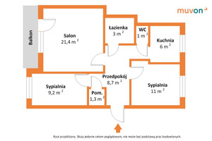 Mieszkanie na sprzedaż 62m2 Łódź Widzew Bedricha Smetany - zdjęcie 3