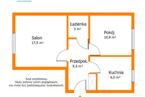 Mieszkanie na sprzedaż 43m2 Łódź Bałuty ks. Stanisława Staszica - zdjęcie 3