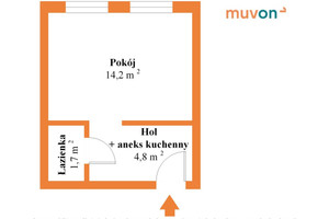 Mieszkanie na sprzedaż 25m2 pabianicki Pabianice 20 Stycznia - zdjęcie 1