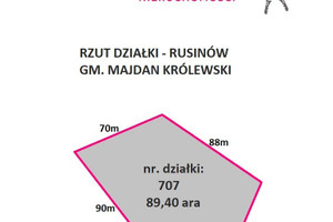 Działka na sprzedaż 8940m2 kolbuszowski Majdan Królewski Stary Rusinów - zdjęcie 3