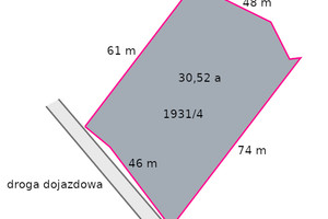 Działka na sprzedaż 3052m2 łańcucki Łańcut Handzlówka - zdjęcie 3