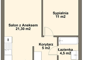 Mieszkanie do wynajęcia 42m2 Gdańsk Ujeścisko-Łostowice Ujeścisko Czereśniowa - zdjęcie 3