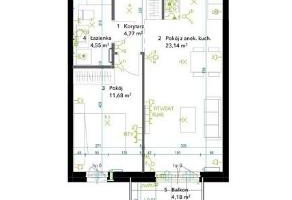 Mieszkanie na sprzedaż 45m2 Warszawa Praga-Południe Kamionek Drwęcka - zdjęcie 4