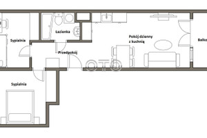 Mieszkanie na sprzedaż 56m2 Wrocław Stare Miasto Szczepin - zdjęcie 2