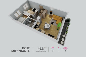 Mieszkanie na sprzedaż 50m2 giżycki Giżycko Jagiełły - zdjęcie 1