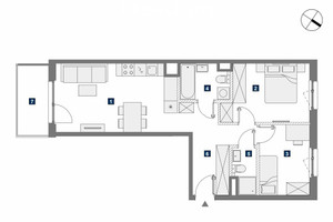 Mieszkanie na sprzedaż 60m2 Warszawa Mokotów - zdjęcie 2