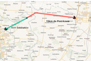 Działka na sprzedaż 1500m2 bełchatowski Bełchatów Wielopole - zdjęcie 2