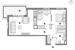 Mieszkanie na sprzedaż 58m2 Warszawa Włochy - zdjęcie 2