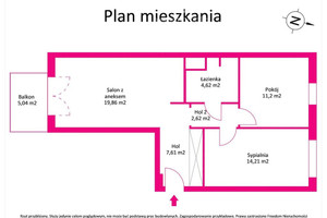 Mieszkanie do wynajęcia 60m2 Katowice Johna Baildona - zdjęcie 2