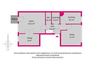 Mieszkanie na sprzedaż 47m2 Warszawa Żoliborz Izabelli - zdjęcie 2