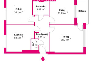 Mieszkanie na sprzedaż 65m2 Warszawa Ursynów Pasaż Ursynowski - zdjęcie 1