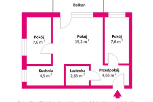 Mieszkanie na sprzedaż 48m2 Olsztyn Śródmieście Grunwaldzka - zdjęcie 1