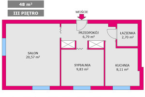 Mieszkanie do wynajęcia 48m2 Katowice Koszutka Kazimiery Iłłakowiczówny - zdjęcie 2