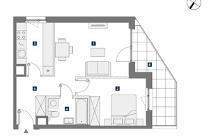 Mieszkanie na sprzedaż 49m2 Warszawa Mokotów - zdjęcie 2