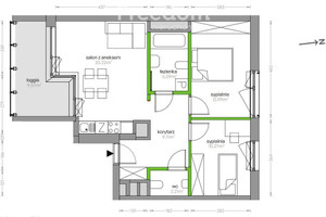 Mieszkanie na sprzedaż 60m2 Warszawa Mokotów al. gen. Władysława Sikorskiego - zdjęcie 2