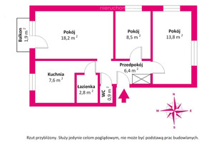 Mieszkanie na sprzedaż 62m2 Biała Podlaska Mikołaja Reja - zdjęcie 2