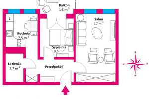 Mieszkanie na sprzedaż 46m2 kołobrzeski Kołobrzeg Cicha - zdjęcie 3