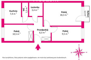 Mieszkanie na sprzedaż 59m2 Biała Podlaska Sidorska - zdjęcie 2