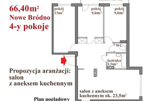 Mieszkanie na sprzedaż 67m2 Warszawa Targówek Bródno Nadwiślańska - zdjęcie 2