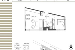 Mieszkanie na sprzedaż 51m2 Kraków Bronowice ul. Lea/Zarzecze - zdjęcie 1