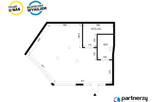 Komercyjne do wynajęcia 60m2 gdański Pruszcz Gdański Wojciecha Kossaka - zdjęcie 3