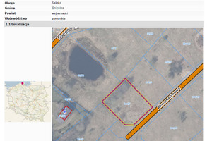 Działka na sprzedaż 1244m2 wejherowski Gniewino Salinko Akwamarynowa - zdjęcie 3