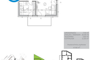 Mieszkanie na sprzedaż 48m2 kwidzyński Sybiraków - zdjęcie 1