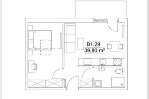 Mieszkanie na sprzedaż 40m2 Kraków Dębniki Os. Ruczaj Jana Kantego Federowicza - zdjęcie 2