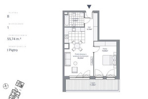 Mieszkanie na sprzedaż 56m2 Gdynia Śródmieście Św. Piotra - zdjęcie 1