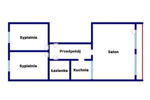 Mieszkanie na sprzedaż 55m2 wodzisławski Rydułtowy Osiedle Orłowiec - zdjęcie 3