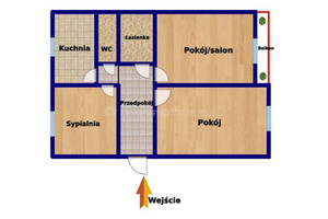 Mieszkanie na sprzedaż 64m2 Gliwice Łabędy Zygmuntowska - zdjęcie 3