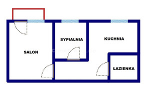 Mieszkanie na sprzedaż 43m2 gliwicki Knurów Kilińskiego - zdjęcie 2