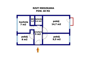 Mieszkanie na sprzedaż 49m2 Ostrołęka Hallera - zdjęcie 2