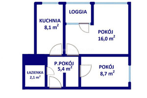 Mieszkanie na sprzedaż 41m2 Olsztyn Zatorze Rataja - zdjęcie 2