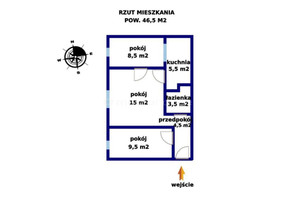 Mieszkanie na sprzedaż 47m2 Ostrołęka Psarskiego - zdjęcie 2