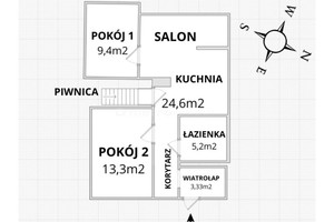 Mieszkanie na sprzedaż 84m2 bolesławiecki Nowogrodziec Zebrzydowa - zdjęcie 2