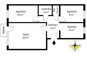 Mieszkanie na sprzedaż 61m2 Siedlce Żuławska - zdjęcie 2