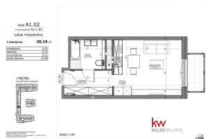 Mieszkanie na sprzedaż 31m2 Poznań Naramowice - zdjęcie 2